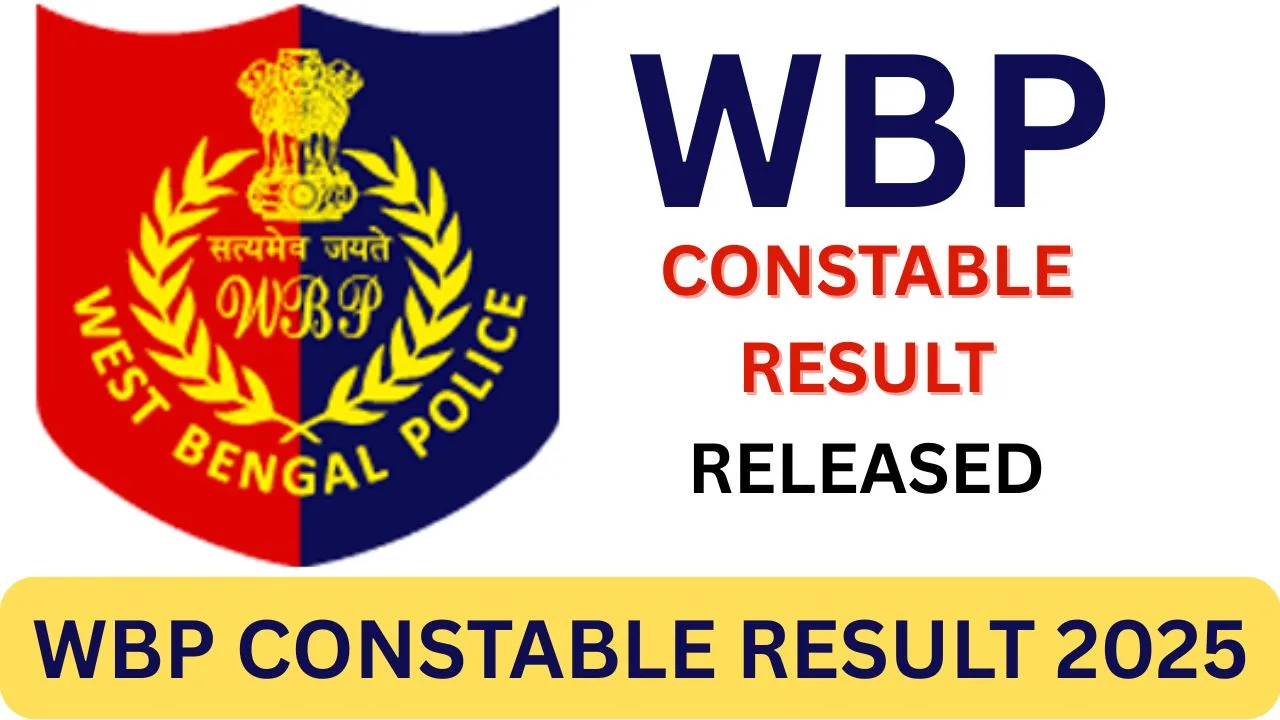 WBP CONSTABLE RESULT 2025
