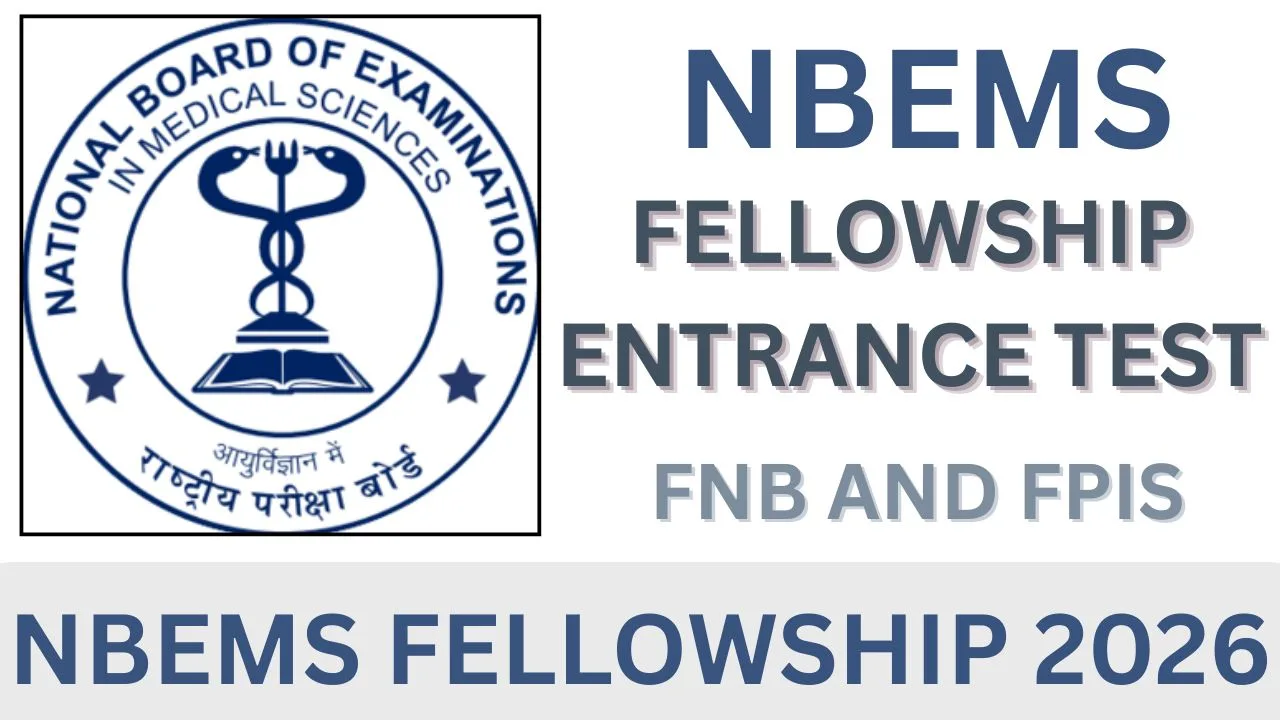 NBEMS FELLOWSHIP 2026