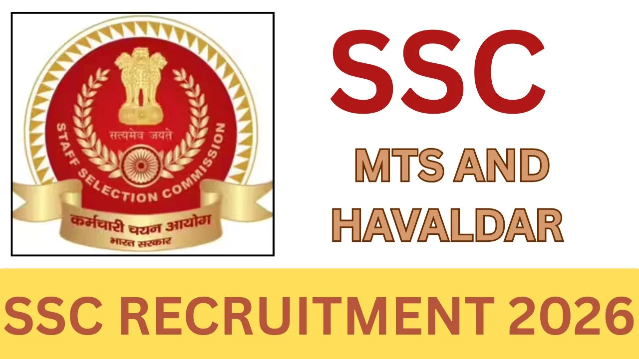 SSC RECRUITMENT 2026