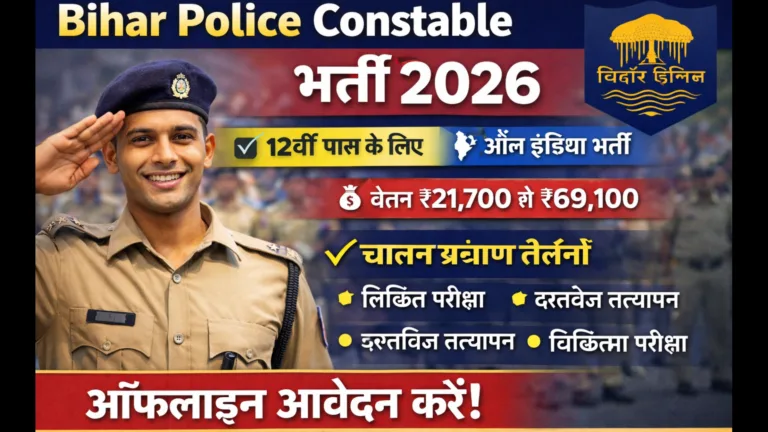 Bihar Police Constable Recruitment 2026